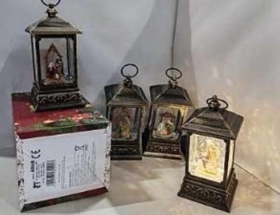 Opakowanie Lampion ledowy z motywem świątecznym