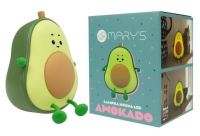 Lampka nocna LED avokado. Wydawca: Mary's. SmakLiter.pl Opakowanie Lampka nocna LED avokado
