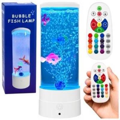Opakowanie Lampka nocna LED RGB akwarium z rybkami 16 kolorów