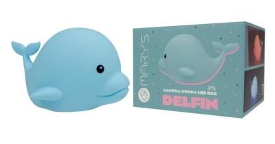Opakowanie Lampka nocna LED RGB delfin