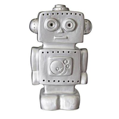 Opakowanie Lampka nocna LED Robot srebrna