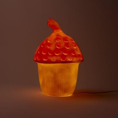 Opakowanie Lampka nocna LED Żołądź Vintage Różowa