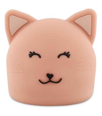 Lampka nocna silikonowa Kot. Wydawca: Trixie Baby. SmakLiter.pl Opakowanie Lampka nocna silikonowa Kot