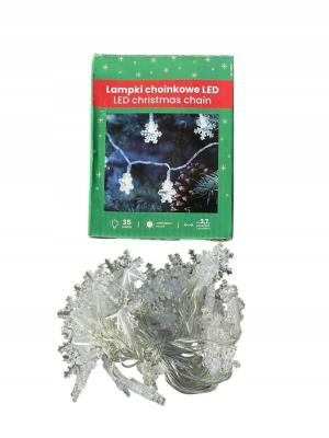Opakowanie Lampki choinkowe LED zimnobiałe 3,7m