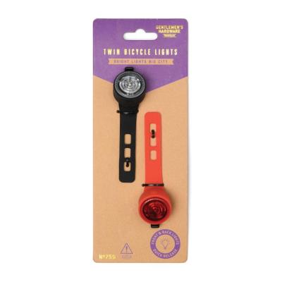 Lampki do roweru Mini Twin Bicycle Lights. Wydawca: Gentlemen's Hardware. SmakLiter.pl Opakowanie Lampki do roweru Mini Twin Bicycle Lights