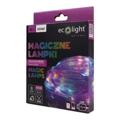 Opakowanie Lampki magiczne 100 LED 1mln kolorów 10m DC5V
