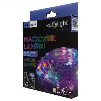 Opakowanie Lampki magiczne 200 LED 1mln kolorów 10m DC5V