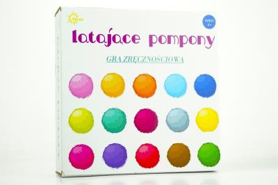 Latajce pompony ABINO. Wydawca: ABINO. SmakLiter.pl Opakowanie Latajce pompony ABINO