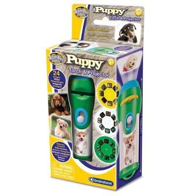 Latarka i projektor - Szczeniaczki. Wydawca: Brainstorm. SmakLiter.pl Opakowanie Latarka i projektor - Szczeniaczki