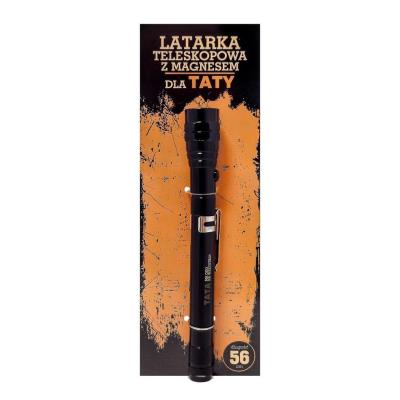 Opakowanie Latarka teleskopowa z magnesem dla Taty