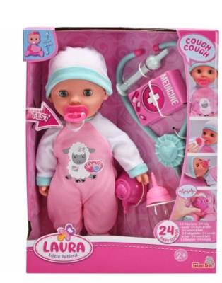 Laura Mały pacjent 30cm. Wydawca: SIMBA. SmakLiter.pl Opakowanie Laura Mały pacjent 30cm