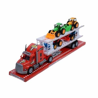 Laweta z traktorami. Wydawca: TOYS Paweł Wojda. SmakLiter.pl Opakowanie Laweta z traktorami