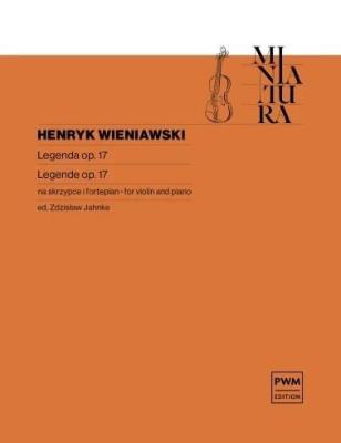 Okładka książki Legenda op. 17 na skrzypce i fortepian