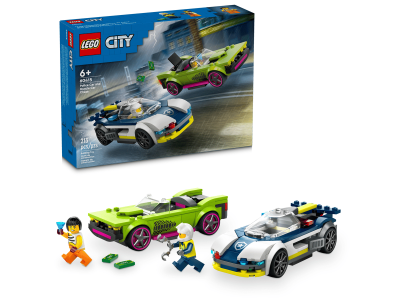 Opakowanie Lego CITY 60415 Pościg radiowozu za muscle carem