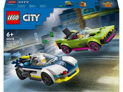 Opakowanie Lego City Pościg radiowozu za muscle carem 60415