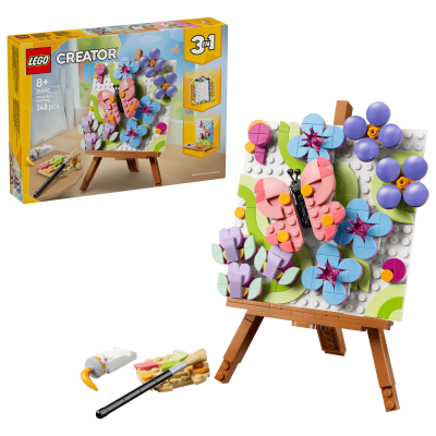 Opakowanie LEGO Creator 3w1 Dekoracyjny obraz z kwiatami 31390
