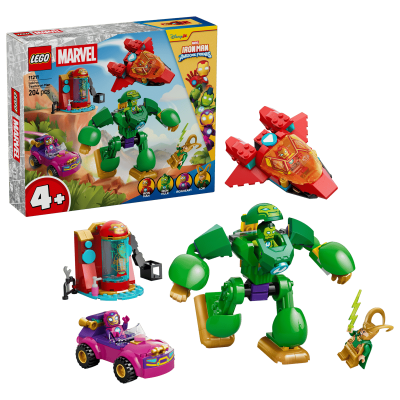 Opakowanie LEGO Disney Junior Marvel Loki kontra drużyna Iron Mana 11211