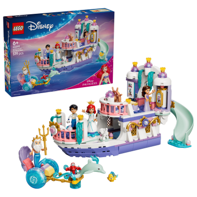 Opakowanie LEGO Disney Princess Królewska Łódź weselna Arielki 43299
