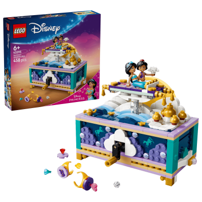 Opakowanie LEGO Disney Princess Szkatułka na biżuterię Dżasminy 43295