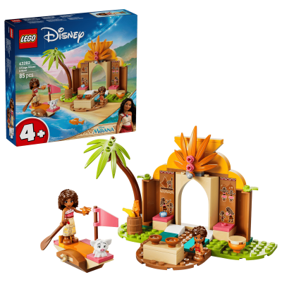 Opakowanie LEGO Disney Princess Vaiana Wiejska chatka i łódź 43282