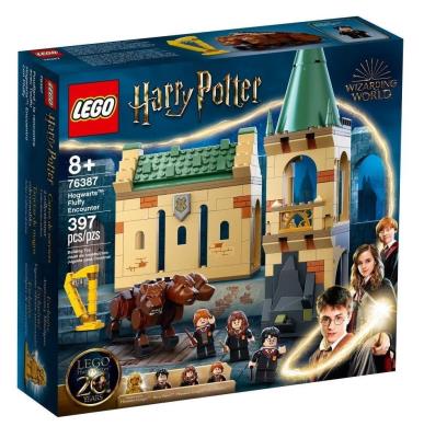 Opakowanie Lego Harry Potter Hogwart spotkanie z Puszkiem