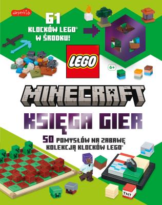 Okładka książki LEGO. Księga gier. Minecraft