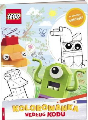 Okładka książki Lego Master Brand. Kolorowanka według kodu