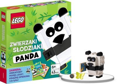 Okładka książki Lego Master Brand. Zwierzaki Słodziaki. Panda