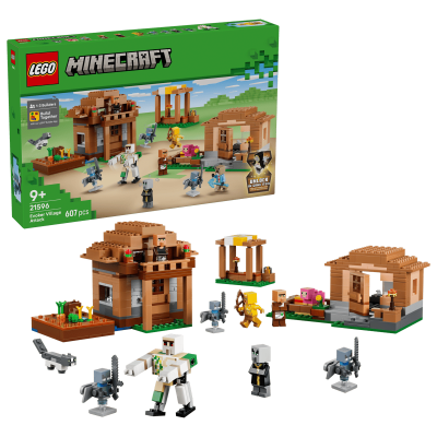 Opakowanie LEGO Minecraft Najazd przywoływaczy na wioskę 21596