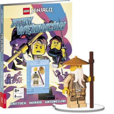 Okładka książki Lego Ninjago. Atak Wężowców