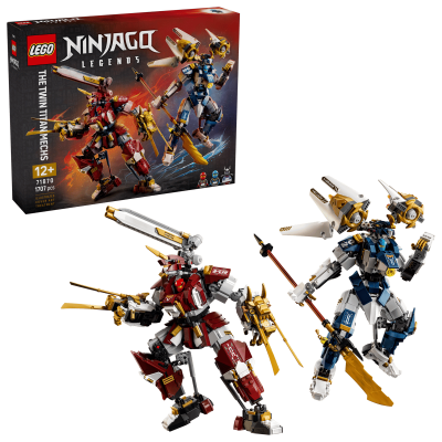 Opakowanie LEGO Ninjago Bliźniacze tytanowe mechy 71870