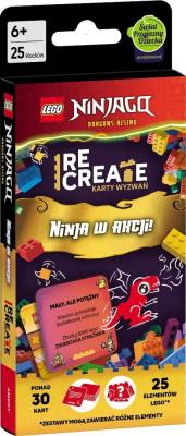Opakowanie Lego Ninjago. Recreate. Karty wyzwań. Ninja w akcj