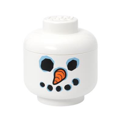 Opakowanie Lego pojemnik główka large - snowman