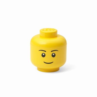 Lego pojemnik główka mini - boy. Wydawca: NHG. SmakLiter.pl Opakowanie Lego pojemnik główka mini - boy