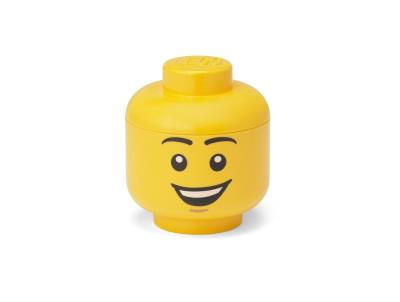 Lego pojemnik główka mini - happy boy. Wydawca: NHG. SmakLiter.pl Opakowanie Lego pojemnik główka mini - happy boy