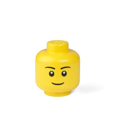 Lego pojemnik główka small - boy. Wydawca: NHG. SmakLiter.pl Opakowanie Lego pojemnik główka small - boy