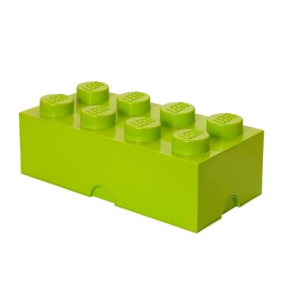 Opakowanie Lego pojemnik klocek ósemka limonka