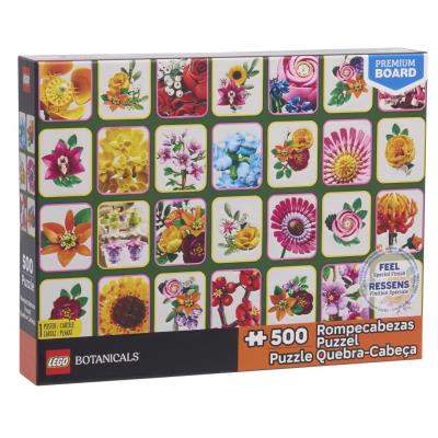 Opakowanie Lego Puzzle 500 Botanicals Quilt Collage