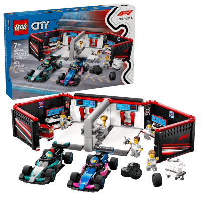 Opakowanie LEGO(R) CITY 60444 Garaż i bolidy Mercedes-AMG i Alpine
