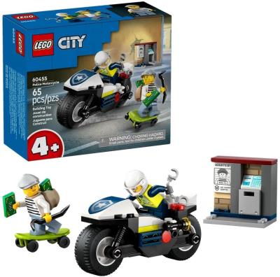 Opakowanie LEGO(R) CITY 60455 Pościg na motocyklu policyjnym