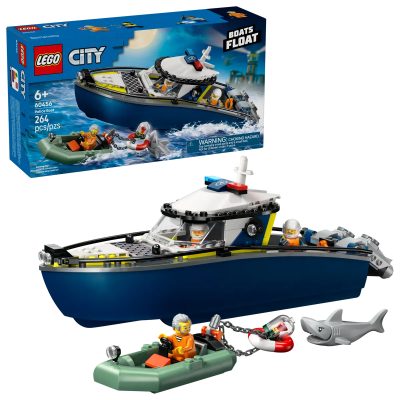 Opakowanie LEGO(R) CITY 60456 (4szt) Pościg łodzią policyjną