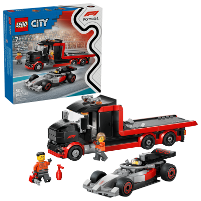 Opakowanie LEGO(R) CITY 60493 (3szt) Ciężarówka F1® z bolidem Audi F1®