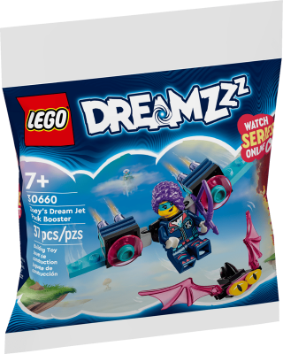 Opakowanie LEGO(R) DREAMZzz 30660 (30szt) Plecak odrzutowy z dopalaczami Zoey & Pajęcza ucieczka Z-Bloba i Bunchu
