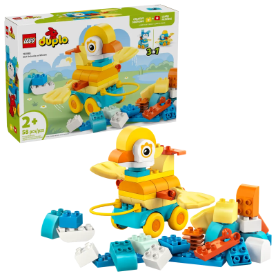 Opakowanie LEGO(R) DUPLO 10448 3w1 zwierzątka na kółkach