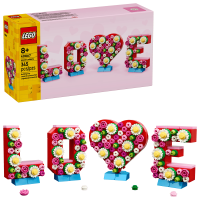 Opakowanie LEGO(R) ICONIC 40867 Litery pełne miłości