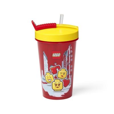 LEGO(R) kubek ze słomką Iconic Girl. Wydawca: NHG. SmakLiter.pl Opakowanie LEGO(R) kubek ze słomką Iconic Girl