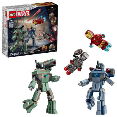 Opakowanie LEGO(R) SUPER HEROES 76320 Iron Man i War Machine kontra drony Hammera