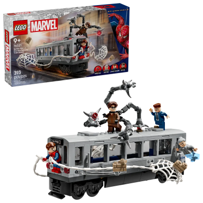 Opakowanie LEGO(R) SUPER HEROES 76321 Spider-Man kontra Doc Ock — scena w metrze