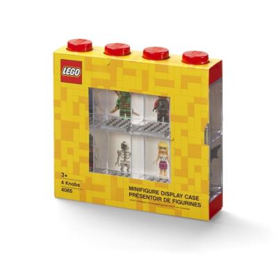 Lego(R) witrynka na 8 minifigurek czerwona. Wydawca: NHG. SmakLiter.pl Opakowanie Lego(R) witrynka na 8 minifigurek czerwona