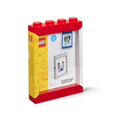Opakowanie Lego ramka na zdjęcia czerwona